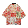 Abstract Pattern Blossom Haori Kimono 3