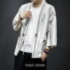 Light Color Striped Streetwear Noragi 6