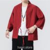 Red Classic Casual Traditional Noragi 2